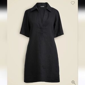 J CREW Bungalow popover dress in linen